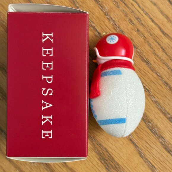 Hallmark Keepsake Ornament Football Snowman Personalize 2020 - Picture 6 of 9